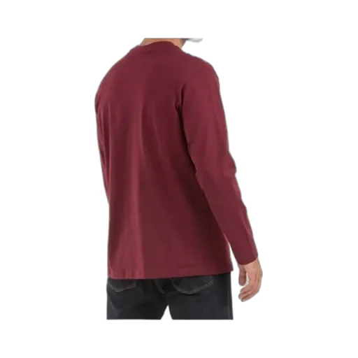 Round Collar And Long-Sleeved T-Shirt