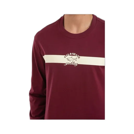 Round Collar And Long-Sleeved T-Shirt