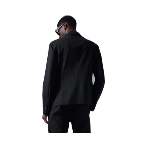 Single-Breasted Wool Blazer