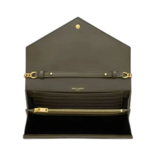Cassandre Matelassé Chain Wallet In Lambskin