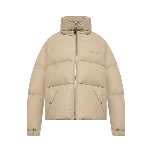 Khrisjoy Quilted Zip-Up Down Jacket