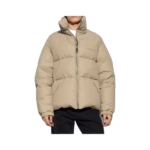 Khrisjoy Quilted Zip-Up Down Jacket