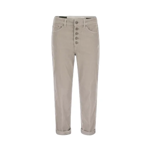 Dondup Koons Striped Velvet Pants