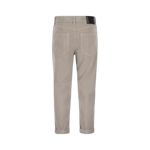 Dondup Koons Striped Velvet Pants