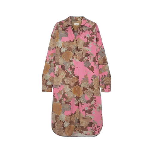 Printed Shirt Dress