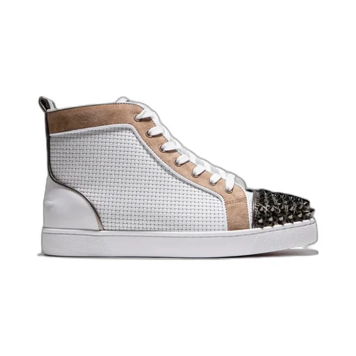 Lou Spikes Leather Sneakers