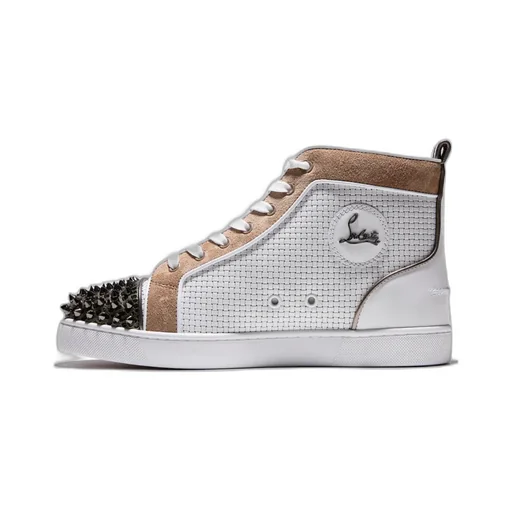 Lou Spikes Leather Sneakers