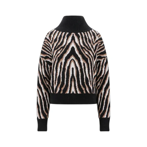 Patterned-Intarsia Wool-Blend Jumper