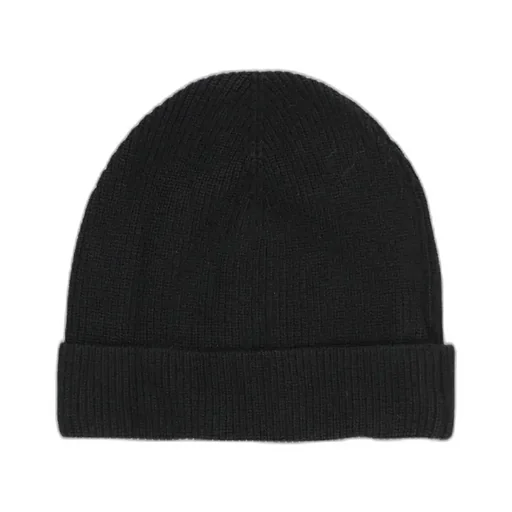 Palm Angels Kids Logo-Embroidered Turn-Up Hem Knitted Beanie