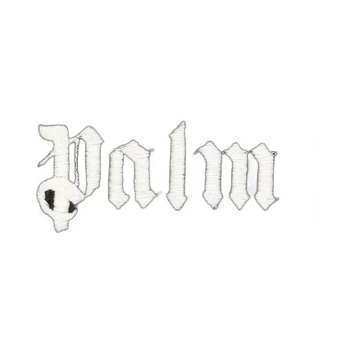 Palm Angels Kids Logo-Embroidered Turn-Up Hem Knitted Beanie