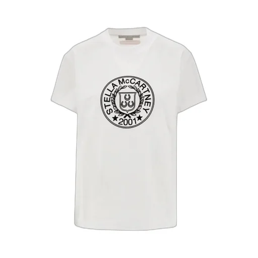 Stella Mccartney Logo Printed Crewneck T-Shirt