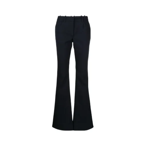 Off-White Low-Rise Flared Trousers