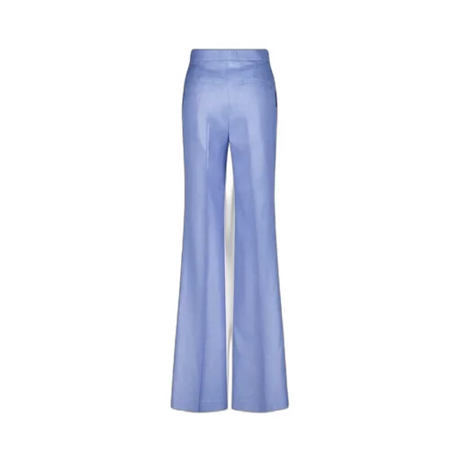High-Waist Flared Trousers