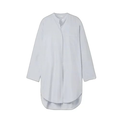Long-Sleeve Silk Shirt