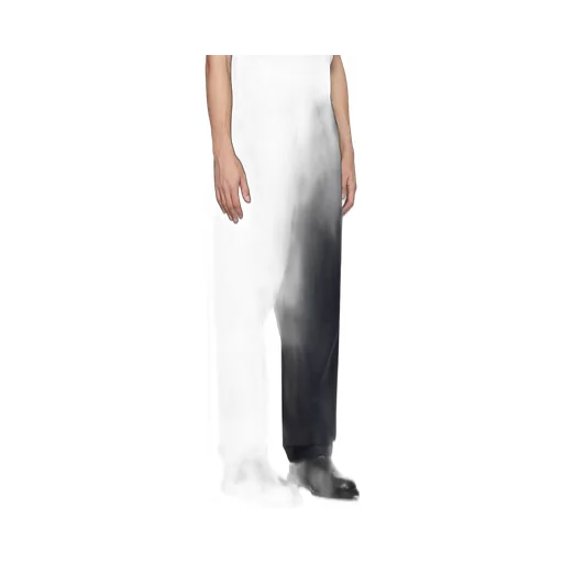 Logo-Patch Straight-Leg Cotton Trousers