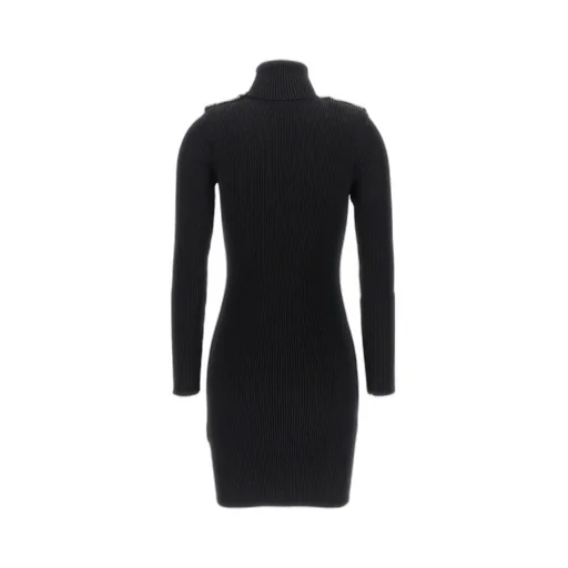 Elisabetta Franchi Roll-Neck Knitted Mini Dress