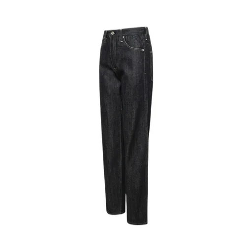 Jil Sander Contrast Stitching Tapered Jeans
