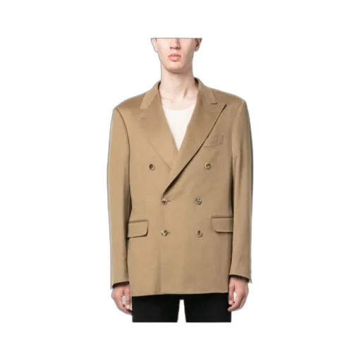 Double-Breasted Cashmere Blazer