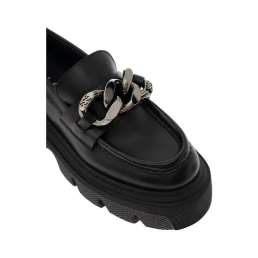 Casadei Chain-Link Slip-On Loafers