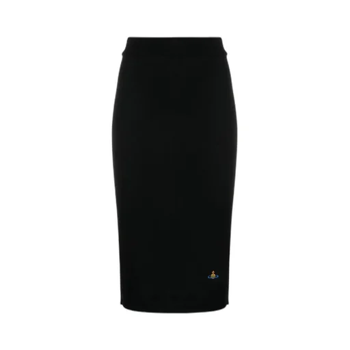 Bea Orb-Embroidered Knitted Skirt