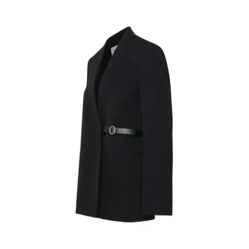 Jil Sander Single-Breasted V-Neck Tailored Jacket