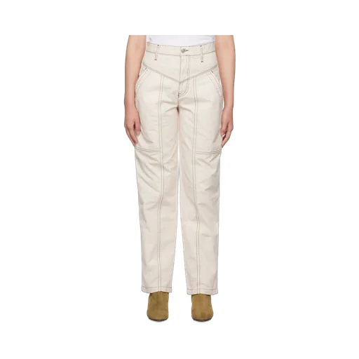 Panelled Cotton Trousers