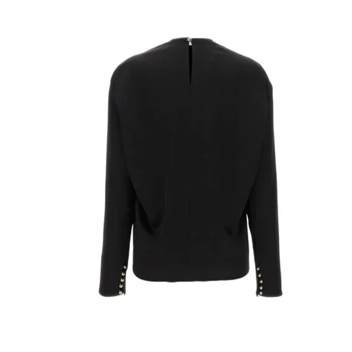 Lanvin Eyelet Detailed Draped Top