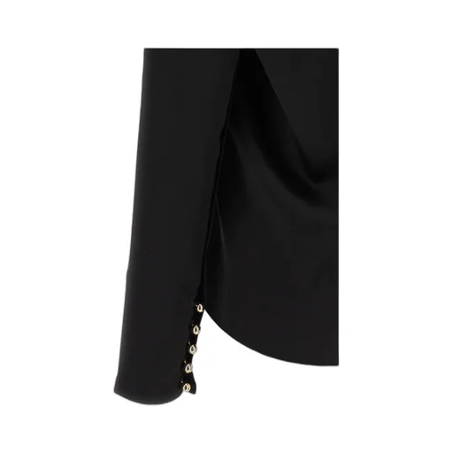 Lanvin Eyelet Detailed Draped Top