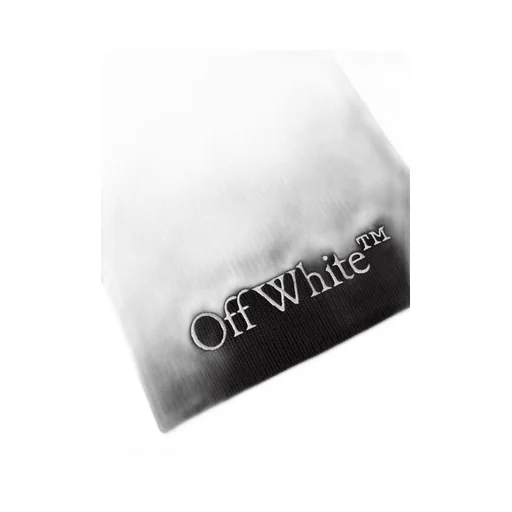 Off-White Bookish Logo Embroidered Scarf