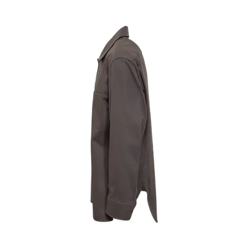 Lanvin Logo Embroidered Buttoned Shirt