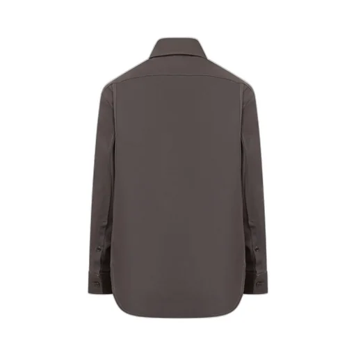 Lanvin Logo Embroidered Buttoned Shirt