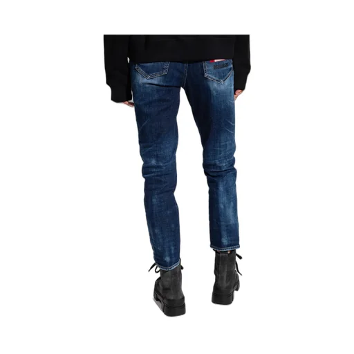 Dsquared2 Distressed High-Waist Cropped Jeans