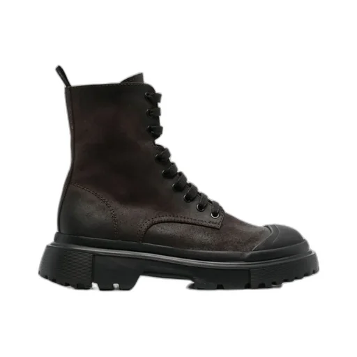 Hogan Anfibio Lace-Up Ankle Boots