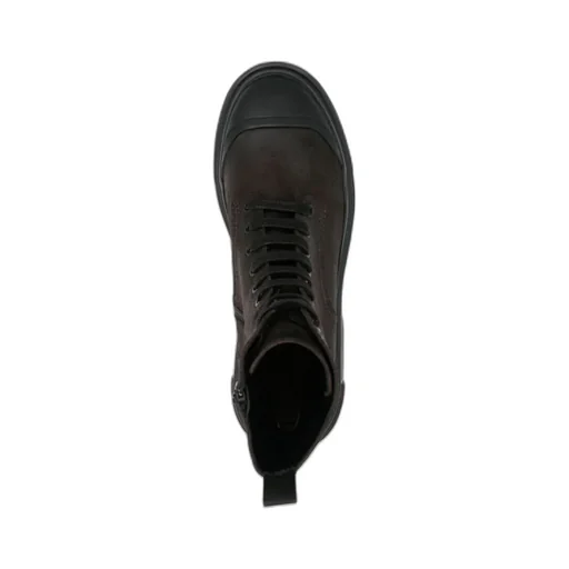 Hogan Anfibio Lace-Up Ankle Boots