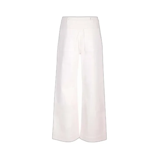 Multiple-Pockets High-Waisted Trousers