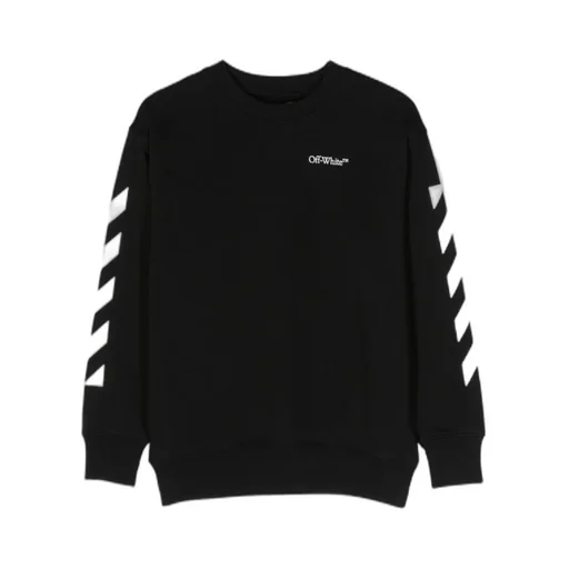 Off-White Kids Logo Printed Crewneck Sweatshirt