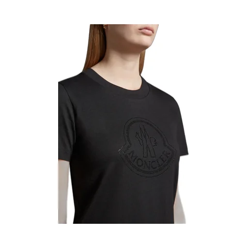 Moncler Logo Embellished Crewneck T-Shirt