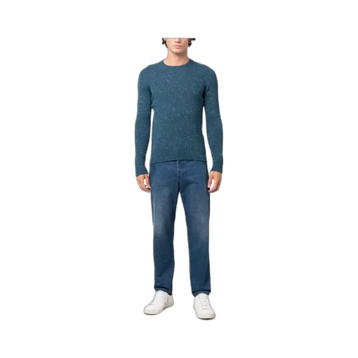 Melange-Effect Knit Jumper