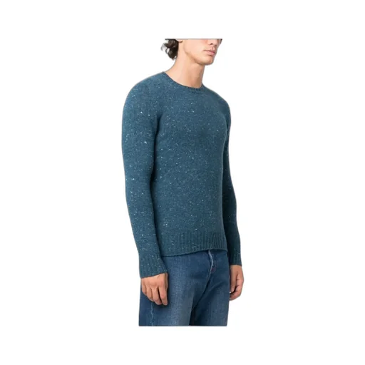 Melange-Effect Knit Jumper