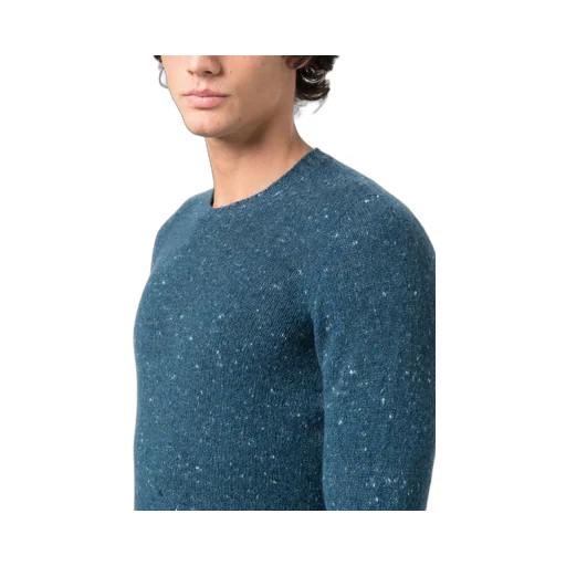 Melange-Effect Knit Jumper