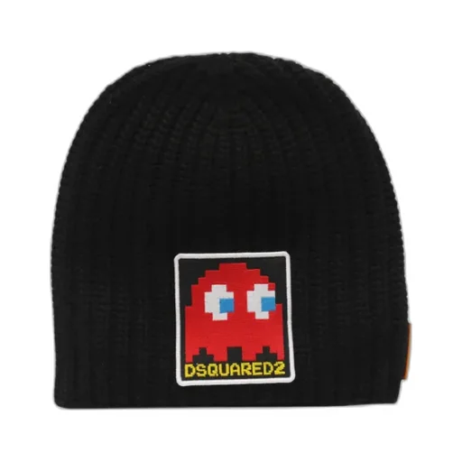 Logo-Patch Knit Beanie