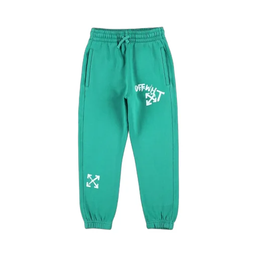 Paint Script Cotton Track Pants