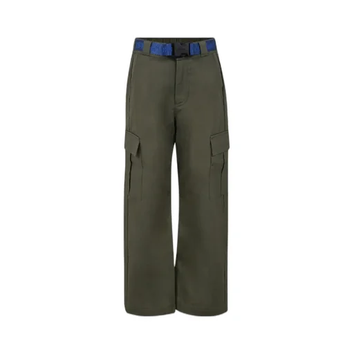 Off-White Kids Belted Straight Leg Pants