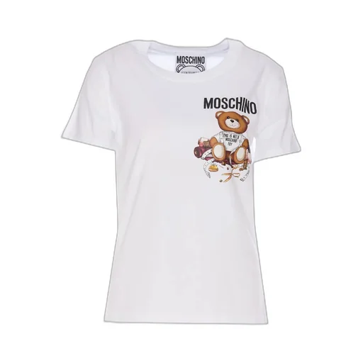 Moschino Logo Printed Crewneck T-Shirt