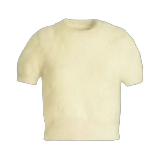 Maison Margiela Brushed Ribbed Crewneck T-Shirt
