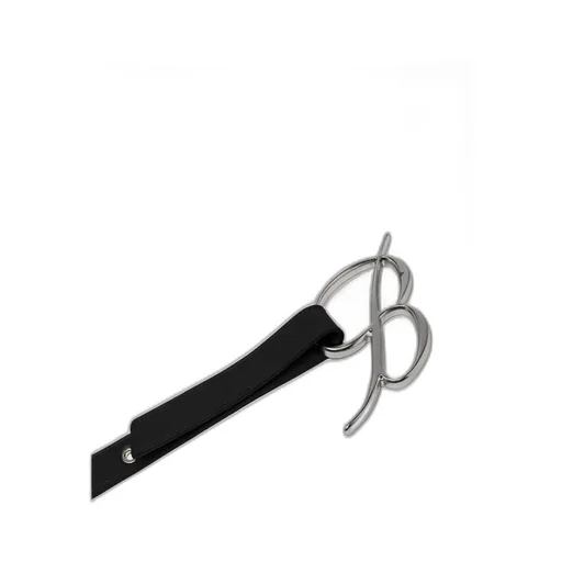 Logo-Buckle Leather Belt