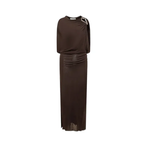 Lanvin Cut-Out Detailed Crewneck Dress