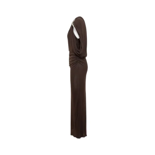 Lanvin Cut-Out Detailed Crewneck Dress