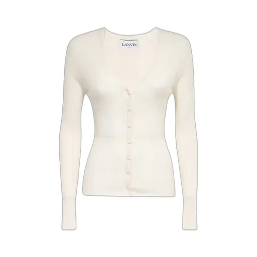 Lanvin V-Neck Knitted Cardigan