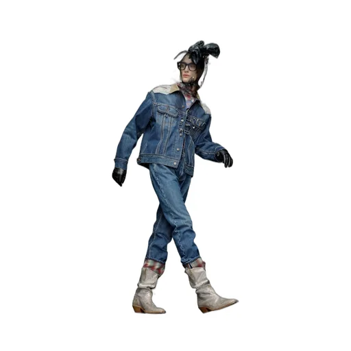 Maison Margiela Distressed Denim Button-Up Jacket